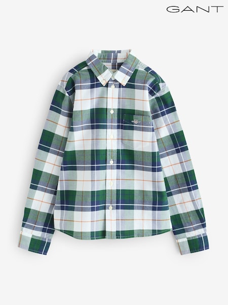 GANT Green Oxford Checked Shirt (F94835) | £70
