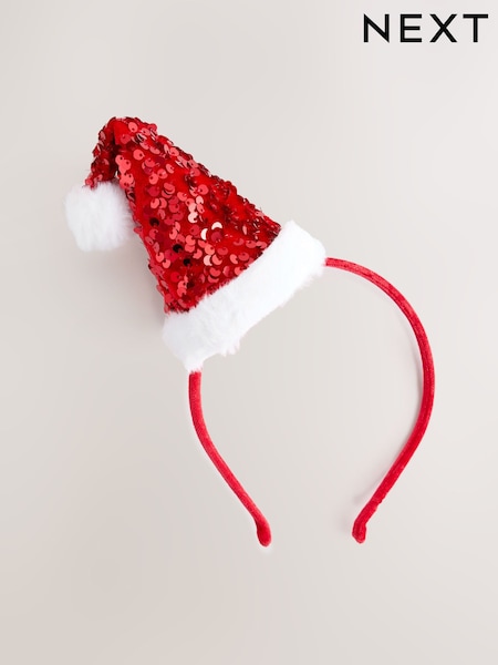 Red Christmas Santa Hat Headband (F95081) | £12