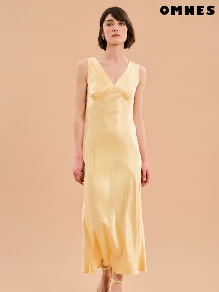 Omnes Yellow Iris Maxi Dress (F95384) | £89