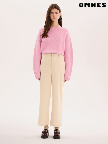 Omnes Cream Orielle Cord 100% Cotton Trousers (F95420) | £59