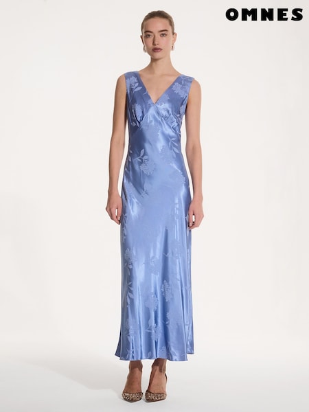 Omnes Blue Iris Maxi Dress (F95501) | £99