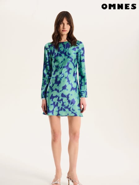 Omnes Green Roberta Mini Dress (F95505) | £75