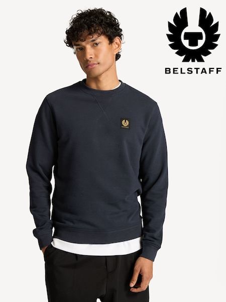 Belstaff Blue Cotton Sweatshirt (F95698) | £135