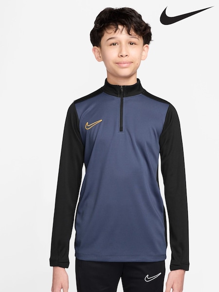 Nike Diffused Blue Dri-FIT Academy 25 Half Zip Drill Top (F95829) | £33
