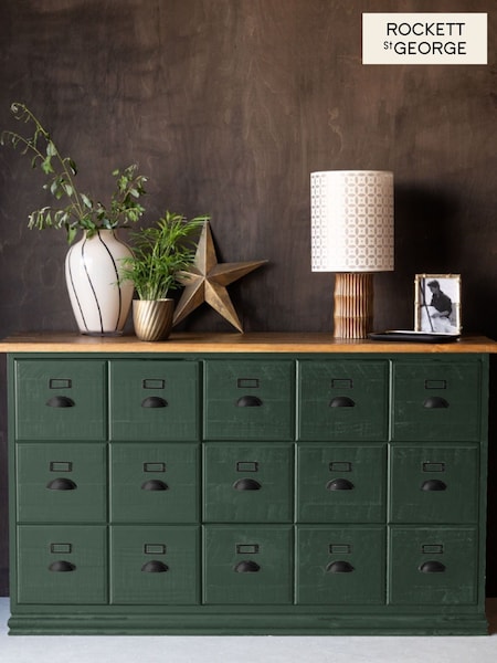 Rockett St George Green Large Apothecary Style Large Sideboard (F96297) | £1,299