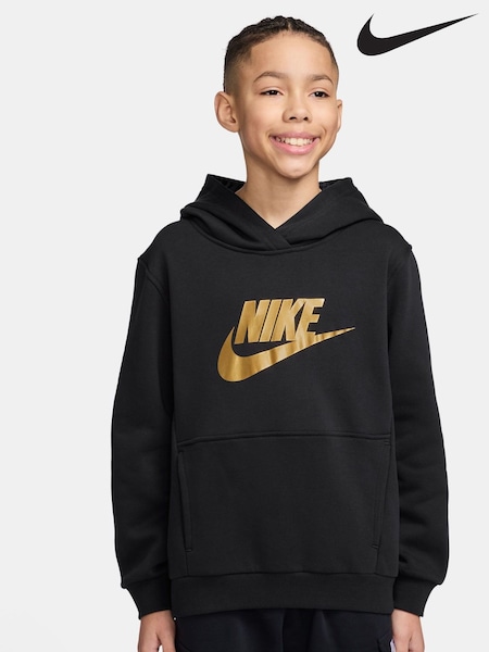 Nike Black Sportswear Club Fleece Hoodie (F96391) | £43