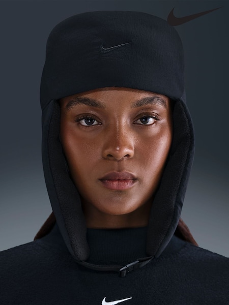 Nike Black Fly Puffer Trapper Cap (F96434) | £35