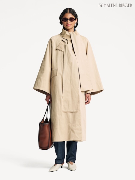 By Malene Birger Natural Campagna Wrap Coat (F96479) | £1,000