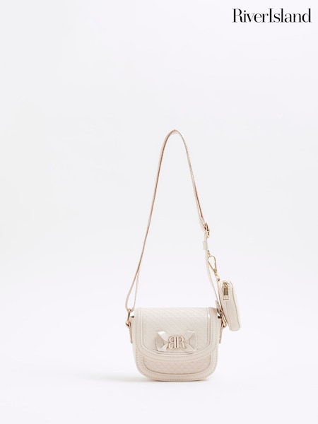 River Island Cream Girls Embossed Bag (F96524) | £18