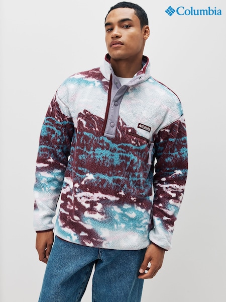 Columbia Red Helvetia™ II Printed Half Snap Fleece (F96842) | £70