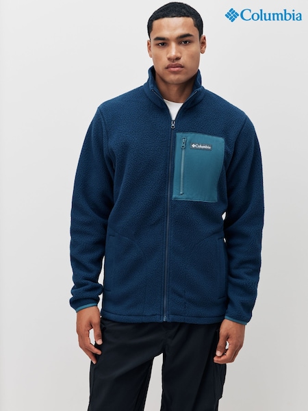 Columbia Blue Jasper Ridge™ Pebbled Full Zip Fleece (F96849) | £70