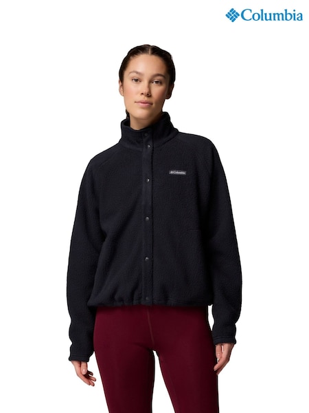 Columbia Jasper Ridge™ Full Snap Pebbled Black Fleece (F96879) | £70