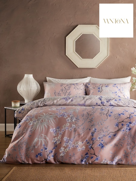 Vantona Blush Mai Blossom Quilt Cover Set (F97050) | £40 - £70