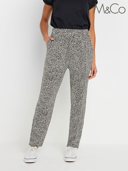 M&Co Black Hareem Trousers (F97116) | £28
