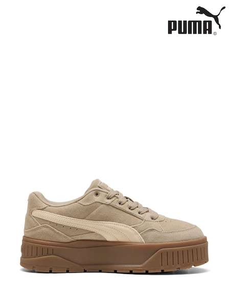 Puma Light Brown Womens Karmen Trainers (F97127) | £65