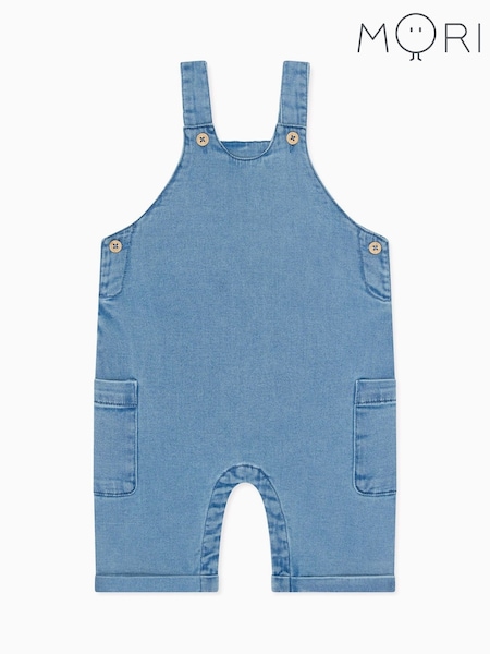 Mori Denim Blue Chambray Dungarees (F97207) | £35 - £37