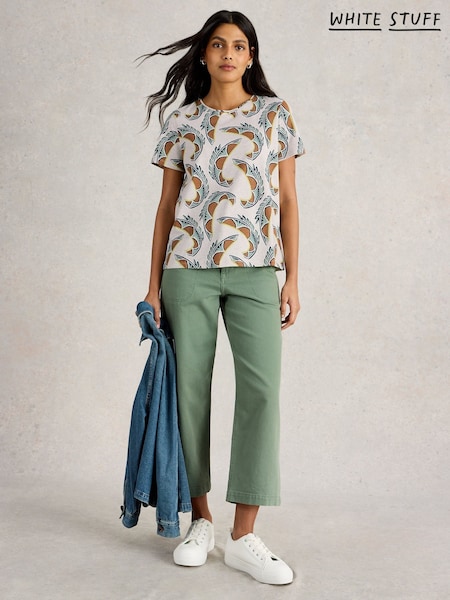 White Stuff Natural Abbie T-Shirt (F97327) | £30