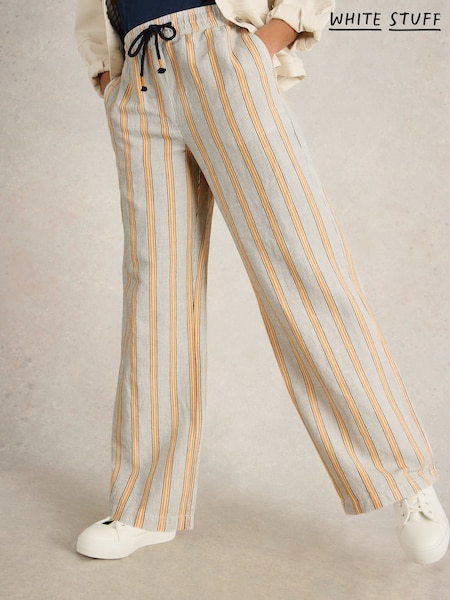 White Stuff Cream Belle Blend Trousers (F97337) | £69