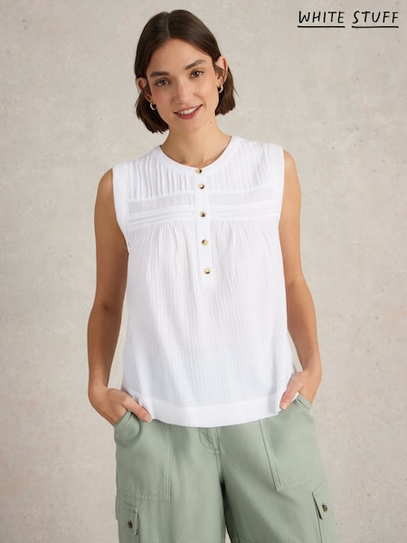 White Stuff White 100% Organic Cotton Isla Mix Blouses (F97359) | £49