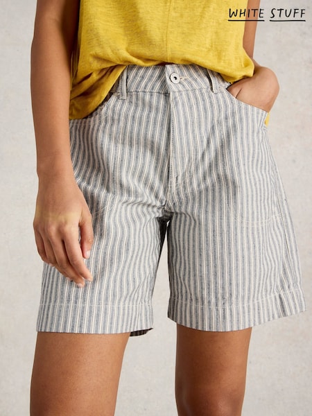 White Stuff Grey Tia Denim Shorts (F97408) | £49
