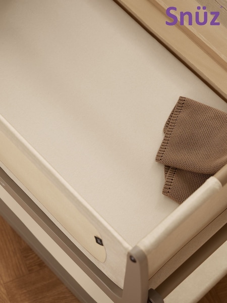 Snuz Sand Twin Pack Crib Fitted Fitted Sheets (F97505) | £22