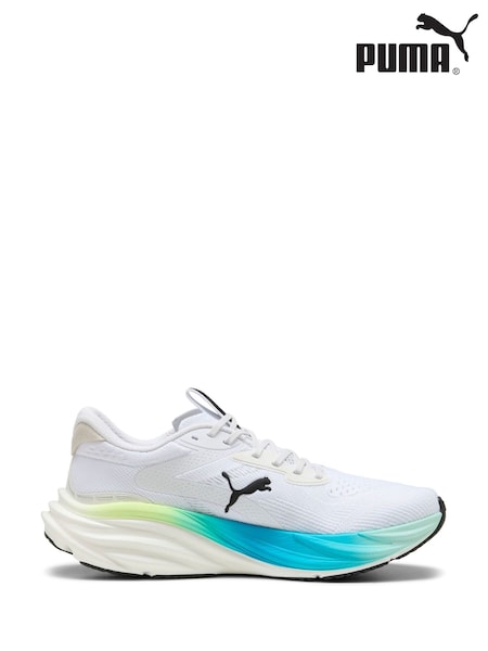 Puma White/Blue Mens Magnify Nitro 3 Trainers (F97530) | £130