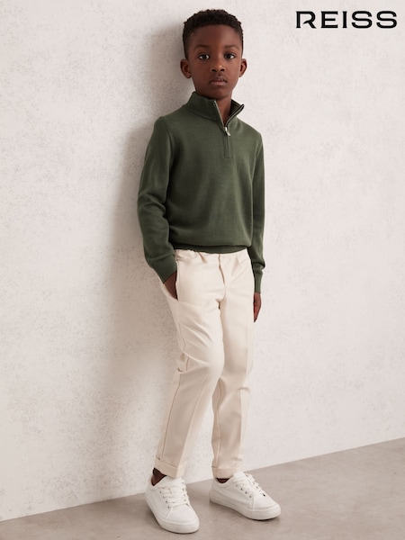 Reiss Kale Green Blackhall Jumper (F97656) | £34