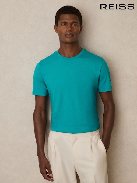 Reiss Seafoam Bless Marl Crew Neck T-Shirt (F97660) | £28