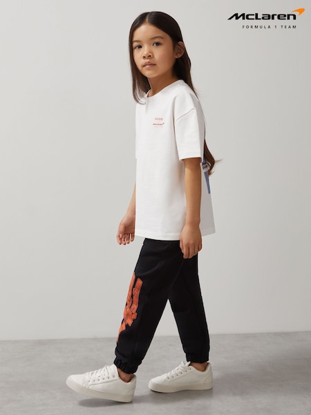 Reiss White/Blue Monaco Unisex Fit McLaren F1 Team Monaco GP T-Shirt (F97950) | £28