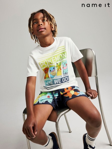Name It White Pokemon Graphic T Shirt (F97995) | £18