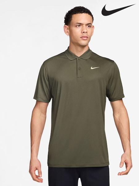 Nike Olive Green Dri-FIT Victory Golf Polo Shirt (F98011) | £40