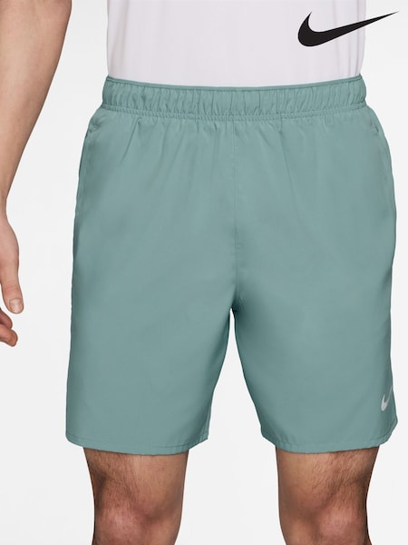 Nike Cannon Green 7 Inch Challenger Dri-FIT Brief Lined Running Shorts (F98014) | £35