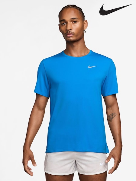 Nike Hero Blue Dri-FIT Miler Running T-Shirt (F98037) | £33