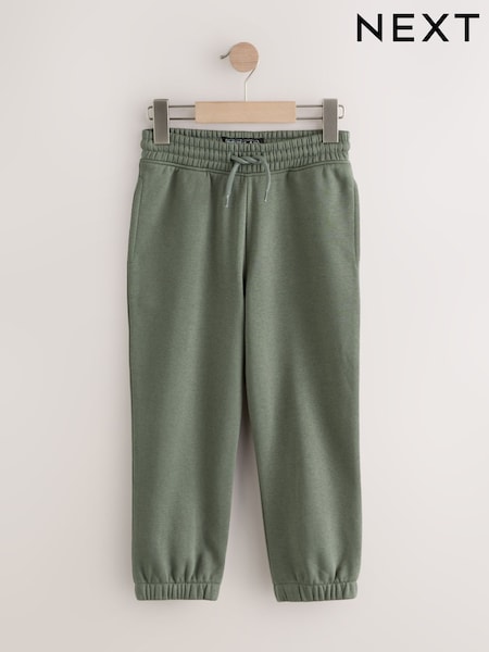 Khaki Green/Black Regular Fit Joggers 2 Pack (3-16yrs) (F98148) | £16 - £26