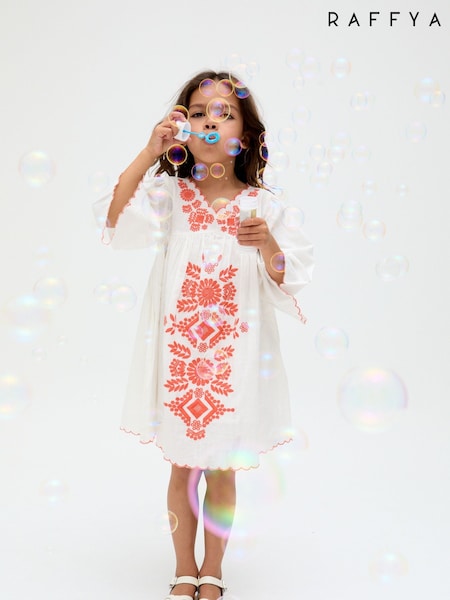 Raffya Cream Arrabella Mini Dress (F98452) | £45