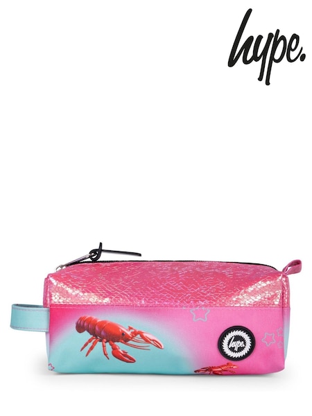 Hype. Kids Pink Disco Lobster Pencil Case (F98553) | £10