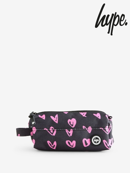 Hype Unisex Scribble Hearts Blue Pencil Case (F98560) | £10