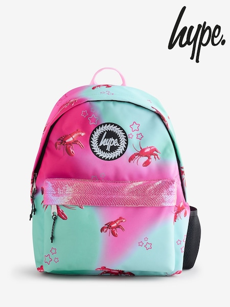 Hype. Kids Pink Disco Lobster Iconic Backpack (F98590) | £30