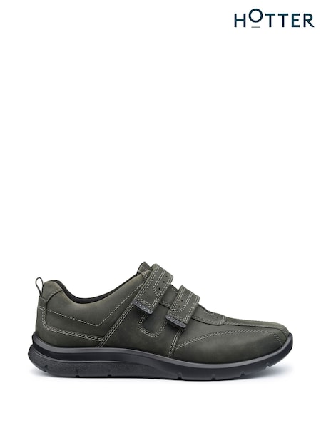 Hotter Green Regular Fit Energise Touch-Fastening Shoes (F98730) | £95