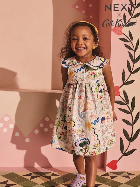 Multi Print Cath Kidston Collar Dress (3mths-8yrs) (F98805) | £15 - £21