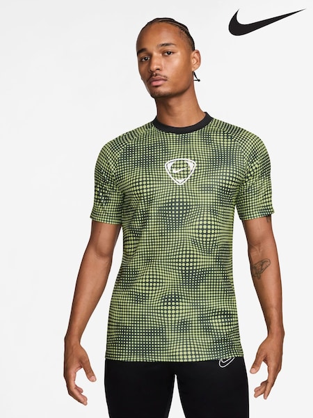 Nike Limelight Green Academy+ Dri-FIT Short-Sleeve Football Top (F98908) | £30