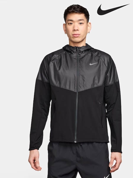 Nike Black Therma-FIT Miler Repel Winterized Running Jacket (F98950) | £95