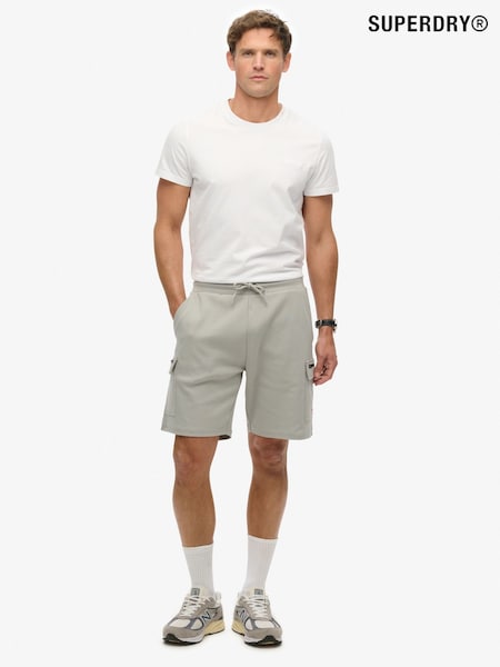 Superdry Grey Tech Logo Cargo Shorts (F98979) | £50