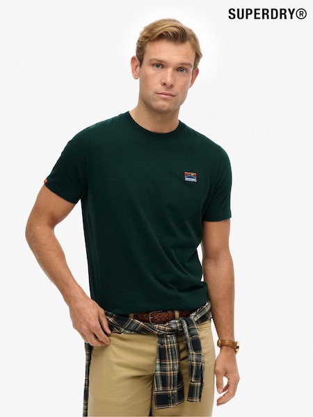 Superdry Green Great Outdoors Embroidered Relaxed T-Shirt (F99008) | £27