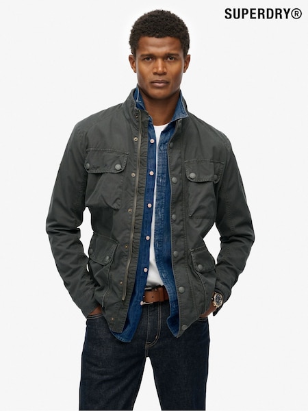 Superdry Black Estate 4 Pocket Jacket (F99086) | £115