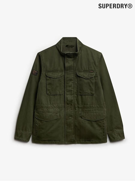 Superdry Green Cotton M65 Jacket (F99095) | £95