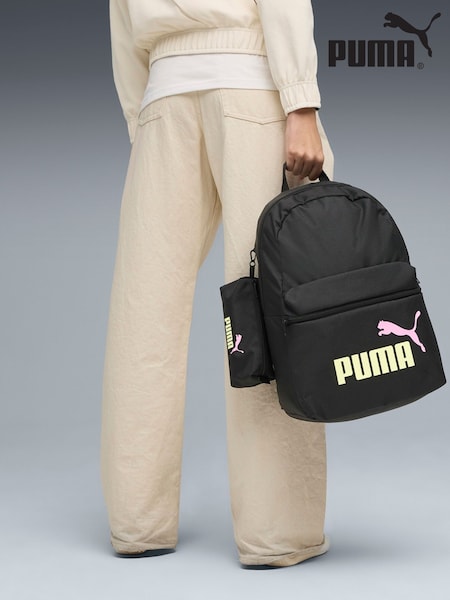 Puma Black Kids Phase Backpack Set (F99135) | £20