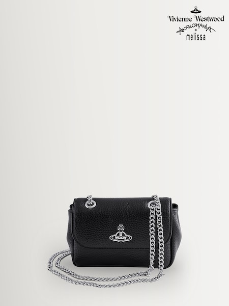 Vivienne Westwood Small Chain Black Purse (F99428) | £180