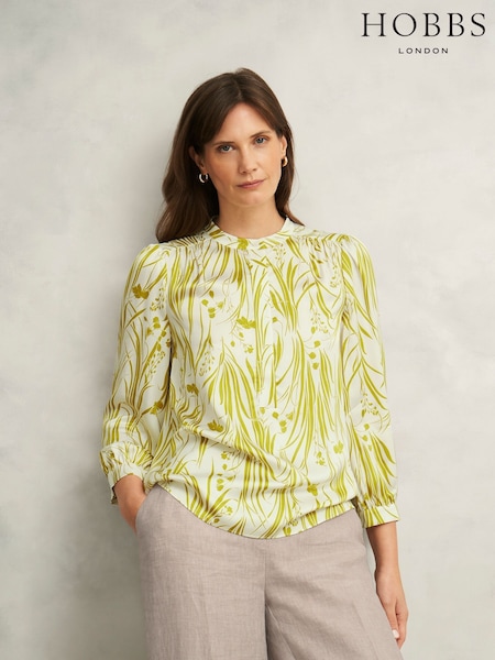 Hobbs Green Angelique Blouse (F99497) | £89