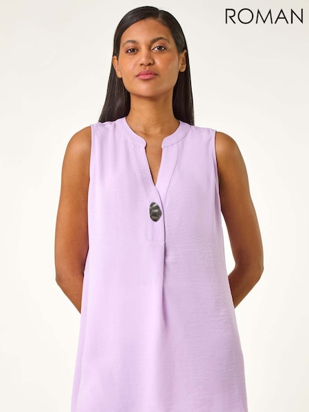 Roman Pink Longline Buttoned Tunics Top (F99518) | £36